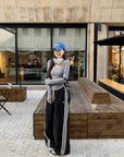 American-Style Striped Eco Cotton Drawstring Lounge Pants