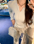 Soft Allure Double-Sided Aurone Fitted T-Shirt