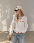 Korean-Style Lightweight Embroidered Sun Cardigan