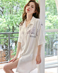 Silky Soft Boyfriend Shirt Nightdress