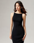 Hepburn Style Strapless Dress