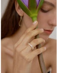 Iced Sugar 18K Gold-Plated Ring