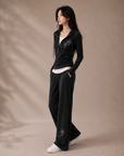 Rhinestone Cross Hoodie Lounge Set