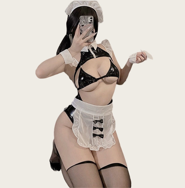 Flirty Maid Lingerie Multi-Piece Set
