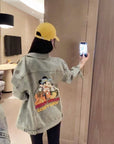 Mickey X Balenciaga Washed Denim Jacket