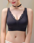 Deep V Lace Shaping Bra (No Panties)