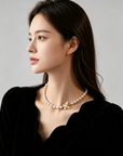 Korean-Inspired Luxury Butterfly Pearl Necklace