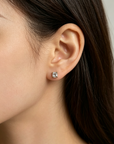 6 Pairs Korean Style 925 Silver Needle Stud Earrings Set