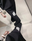 Contrast Logo Knit Set