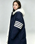 TB 90% White Duck Down Long Puffer Coat