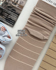 Korean Retro Mid-High Slouch Socks (3-Pack)