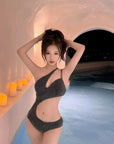 Starlit Sparkle Cut-Out One-Piece Swimsuit