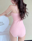 Korean Style One-Piece Bow Swimsuit