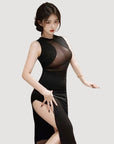 Sheer Seductive Sexy Bodycon Maxi Dress