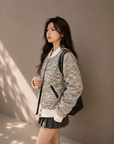 Inspired Quilted Baseball Jacket