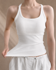 Built-In Bra Racerback Tank