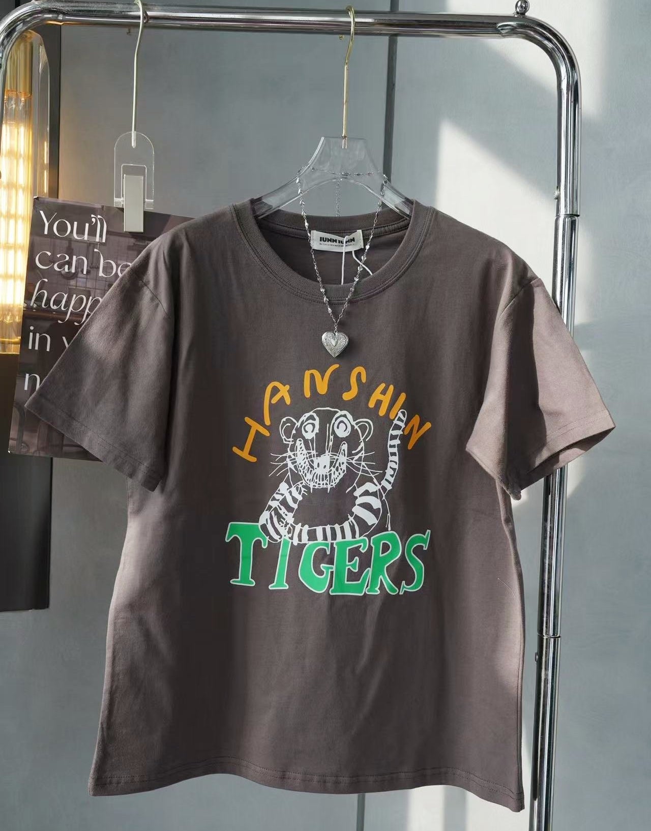 Korean Streetwear Brand IUNN IUNN Cotton Casual Tee