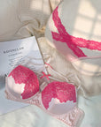 Dopamine French Lace Satin Lingerie