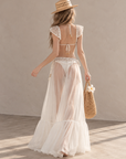 Fairy Ruffle Three-Piece Resort Swim Set