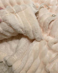 Retro and Sweet Double-Sided Coral Fleece Homewear Set