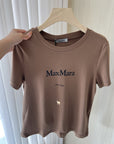 MAX MAR* 25SS Pure Cotton T-Shirt