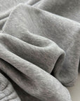 Korean Smile Patch Fleece Joggers