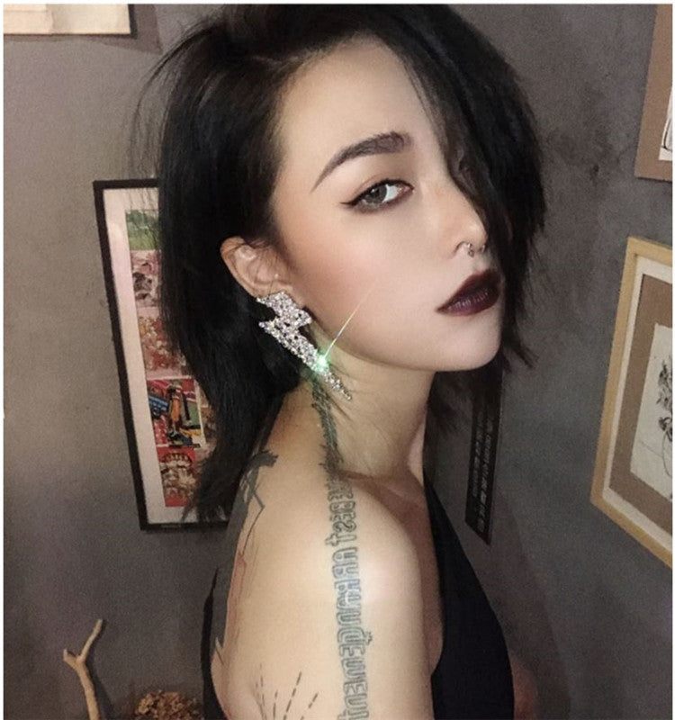 Lightning Laser Earrings