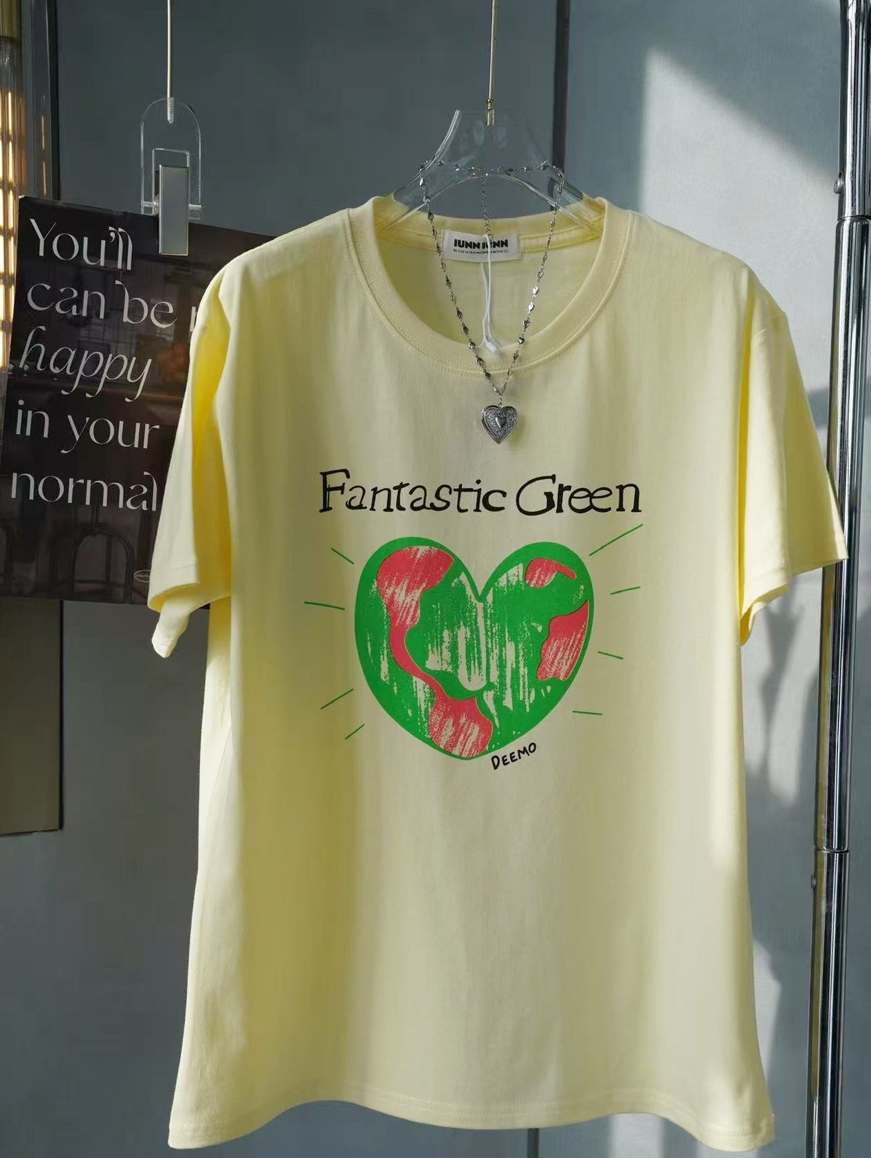 Korean Streetwear Brand IUNN IUNN Cotton Casual Tee