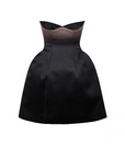 Thai Semi-Luxury Hollow-Out 2-Piece Dress Set
