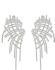 Designer Mesh Tassel Earrings