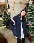 350g Fleece-Lined Thickened Korean-Style Loose Base Layer