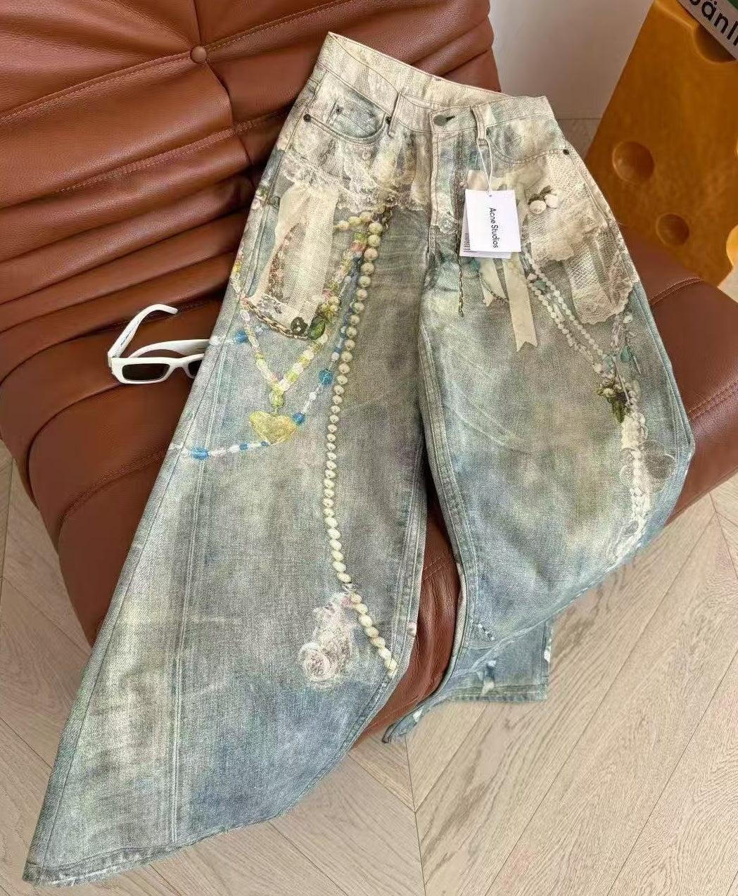 Streetwear ACN* Straight-Leg Jeans
