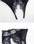 Sexy Low-Rise Lace Crotchless Panties