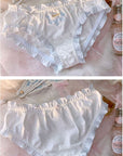 Japanese Lolita Flounces Cotton Underwear (2 Pieces)