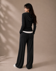 Rhinestone Cross Hoodie Lounge Set