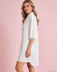Ultra-Soft Faux Silk Shirt Nightdress