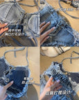 Spicy Girl Denim Bikini 2-Piece Set