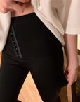 An Updated Version of Lightening Slim Pants With Hip Corset