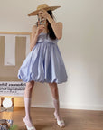 French Sweetheart Bow-Detail Camisole Dress