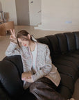 Deluxe Tweed Jacket in Blush Tones