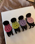 Croix Hollow Heart High Ponytail Clip