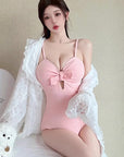 Korean Style One-Piece Bow Swimsuit