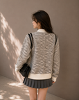 Inspired Quilted Baseball Jacket