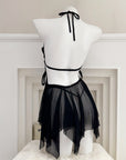 Butterfly Sheer Mesh Babydoll