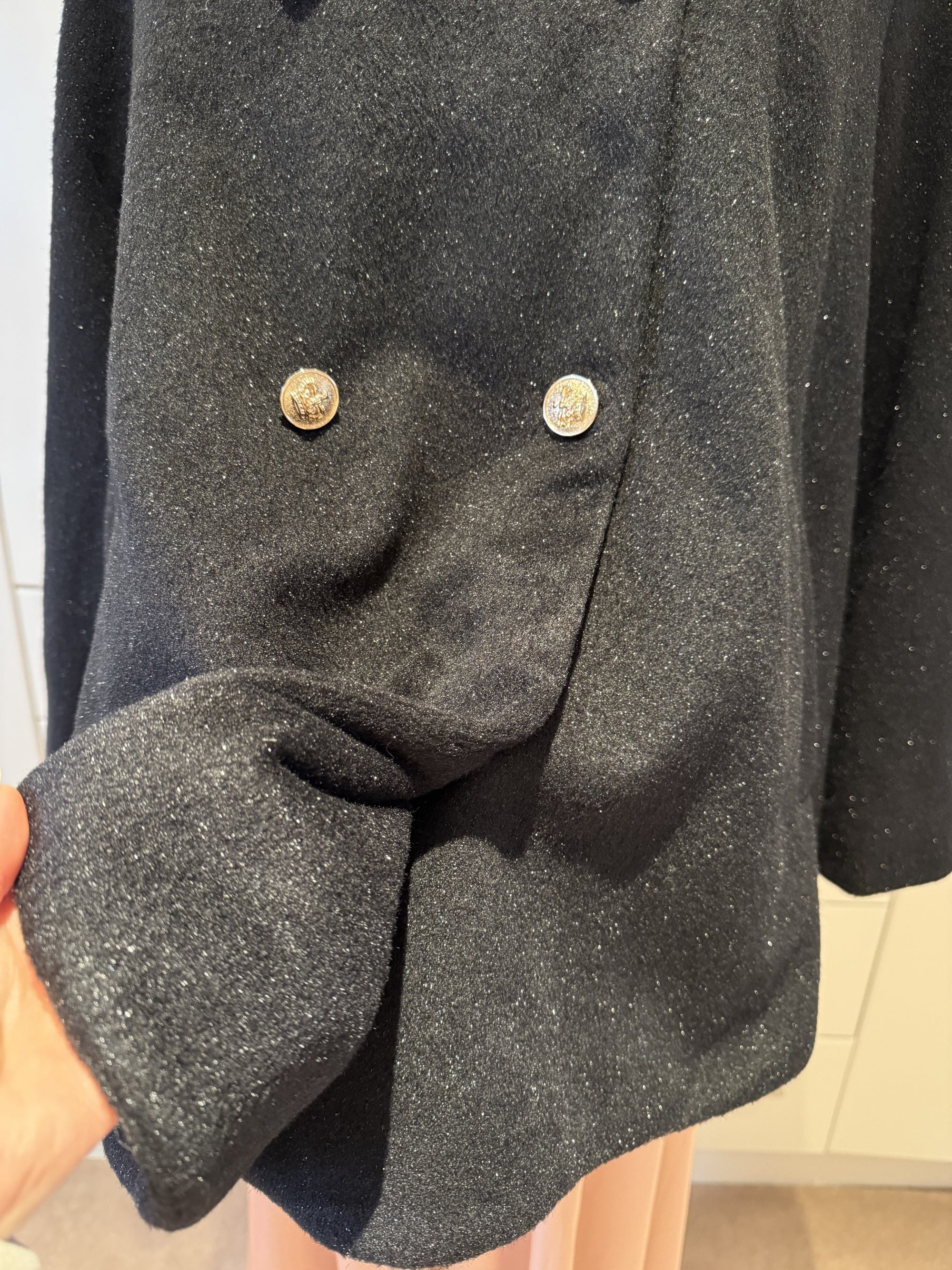 Mocha Fur-Collar Cape Coat