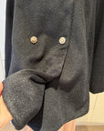 Mocha Fur-Collar Cape Coat