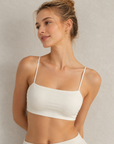 Cross Back Bra with Built-in Pads