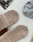 Korean Retro Mid-High Slouch Socks (3-Pack)