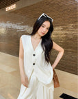 Minimalist Old Money Style Loose Vest