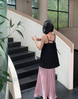 Must-Have Tie-Strap Camisole + Acetate Satin Mermaid Skirt